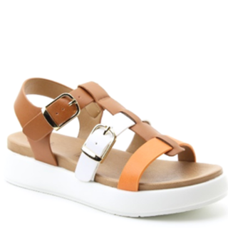 Aneta Sandal | Tan Orange