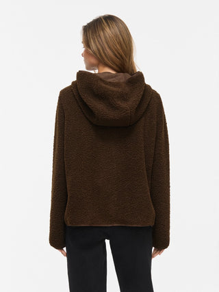 Ada Long Sleeve Hood Jacket | Coffee Bean