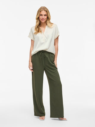 Enna Short Sleeve Top | Cloud Dancer