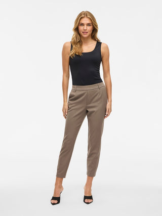 Varone High Waist Slim Leg Pants  | Falcon