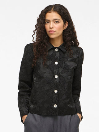 Mai Long Sleeve Blazer | Black Beauty
