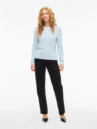 Dalo Round Neck Long Sleeve Knit Top | Nantucket Breeze