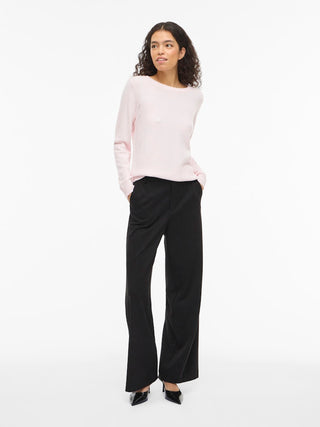 Viril Round Neck Long Sleeve Top | Cherry Blossom