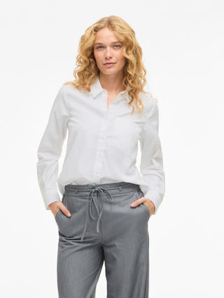 Darma Long Sleeve Regular Shirt | Bright White
