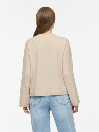 Liga Long Sleeve V Neck Knit Top | Birch
