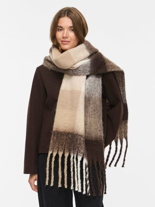 Fabla Knit Scarf  | Falcon Birch Coffee Bean