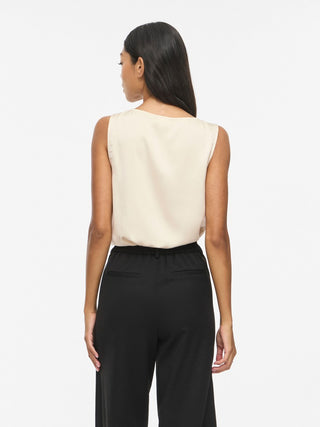 Elmina Sleeveless Top  | Birch