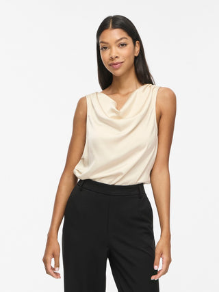 Elmina Sleeveless Top  | Birch