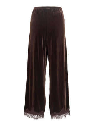 Alindra High Waist Wide Leg Pants | Coffee Bean