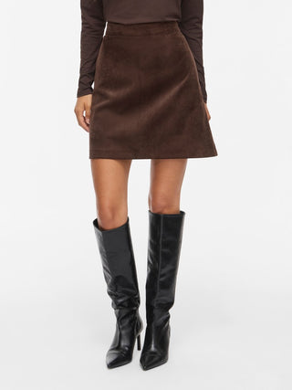 Courdie Hight Waist Short Skirt  | Coffee Bean