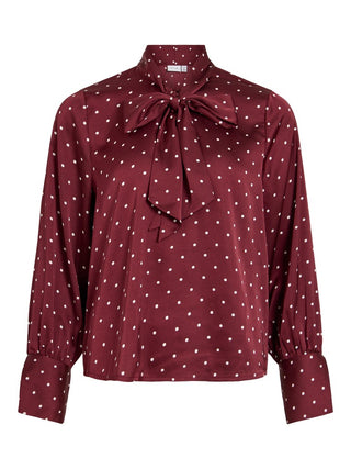 Alberte Long Sleeve Top | Port Royale Dots