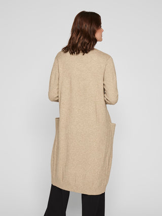 Viril Long Sleeve Knit Cardigan | Natural Melange