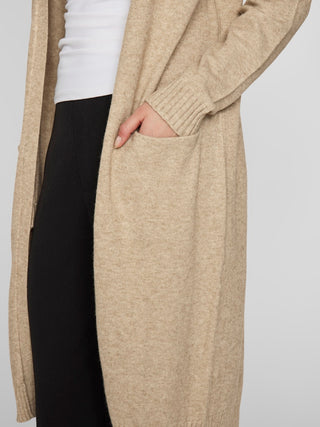 Viril Long Sleeve Knit Cardigan | Natural Melange