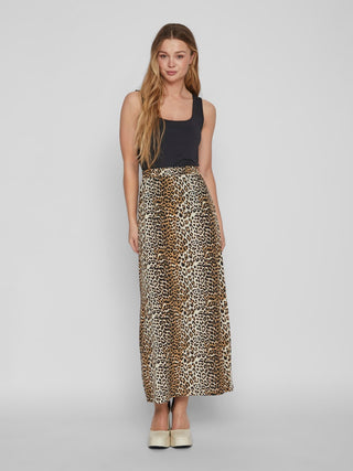 Kenza U Neck Sleeveless Tank Top | Black