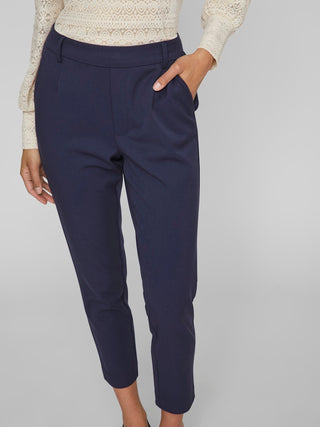 Varone High Waist Wide Leg Pants  | Navy Blazer