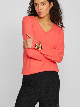 Viril V Neck Long Sleeve Knit | Dubarry