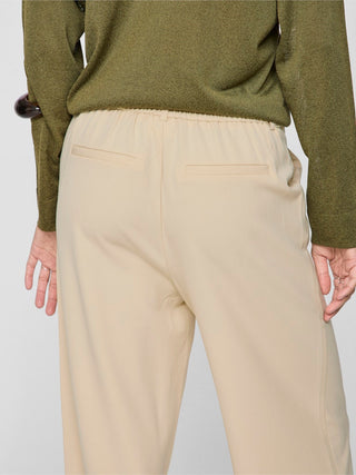 Varone High Waist Wide Leg Pants  | Sandshell