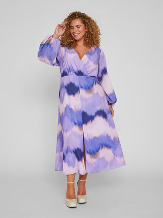 Vimarge Ally V Neck Ankle Dress Sweet | Lavender