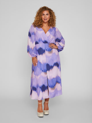 Vimarge Ally V Neck Ankle Dress Sweet | Lavender