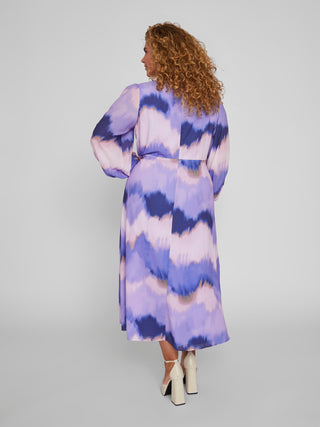 Vimarge Ally V Neck Ankle Dress Sweet | Lavender