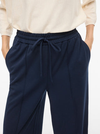Clua High Waist Wide Leg Pants  | Navy Blazer