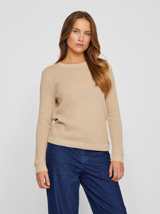 Dalo Round Neck Long Sleeve Knit Top | Nomad