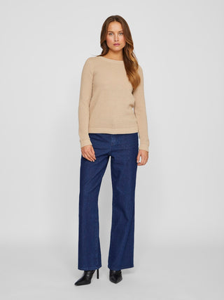 Dalo Round Neck Long Sleeve Knit Top | Nomad