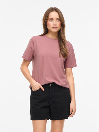 Nora Short Sleeve Tee  |  Nostalgia Rose