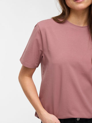 Nora Short Sleeve Tee  |  Nostalgia Rose