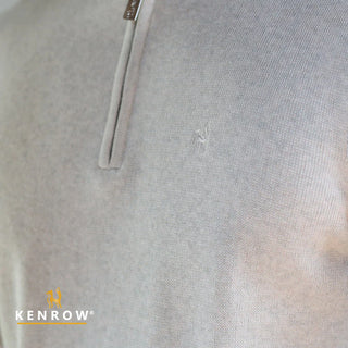 Vince 1/2 Zip | Sand Melange