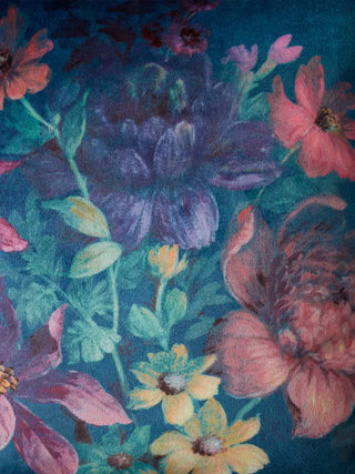 Catherine Lansfield Romantic Floral Cushion Teal