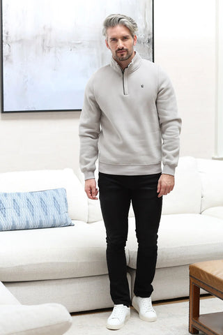 Wesley Half Zip | Putty