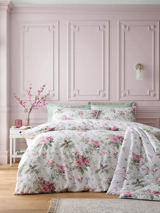 Bridgerton Penelope Floral Duvet Cover Set | Cream