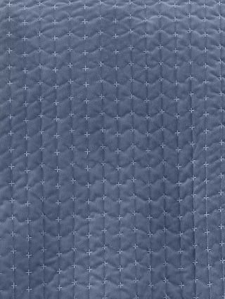 Attica Velvet Bedspread | Blue