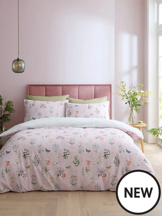 Enchanted Butterfly Garden So Soft Duvet Cover Set | Pink
