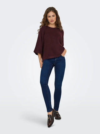 Simoni 3/4 Pullover Knit | Port Royale