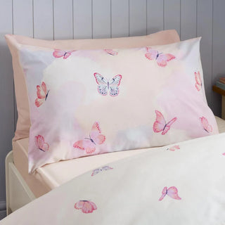 Ombre Butterflies Duvet Set | Pink
