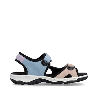 Clara Walking Sandal | Navy Mauve Multi