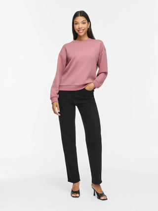 Sandy Long Sleeve Sweat Top | Nostalgia Rose