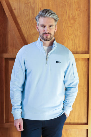 Julien Half Zip | Sky Blue