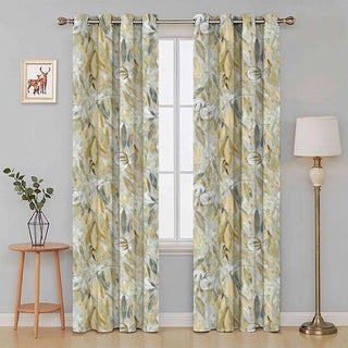 Ea Designs Cotonopolis Eyelet Curtains Honey Dew