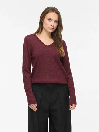 Viril V Neck Long Sleeve Top | Port Royale