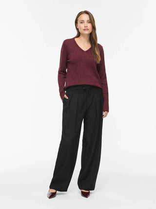 Viril V Neck Long Sleeve Top | Port Royale