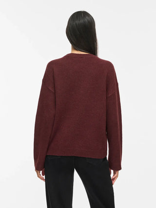 Liga Long Sleeve Round Neck Knit Top | Port Royale