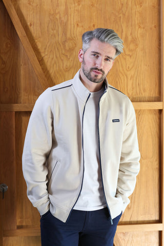 Darragh Full Zip Through | Stone