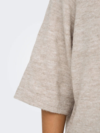 Simoni 3/4 Pullover Knit | Pumice Stone
