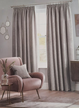 Design Studio Langley Blackout Silver Curtains Design Studio Homewear Curtains, Technique