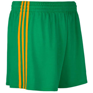 O'Neills Mourne Shorts Mirco-stripe Green and Amber