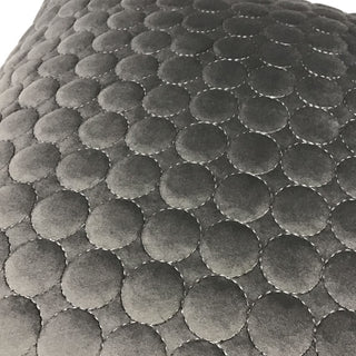 Circles Cushion Cover Grey