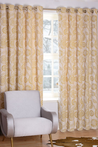 SLX Skandi Cirtus SLX Homewear Curtains, Eyelets